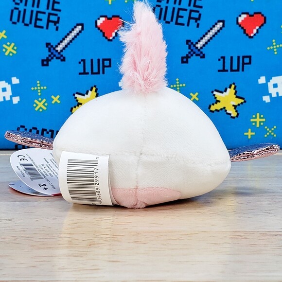 Squishmallow Raquel the Valentine Pegacorn 3.5" Clip [ 2021 ] Holiday Plush - Picture 7 of 12